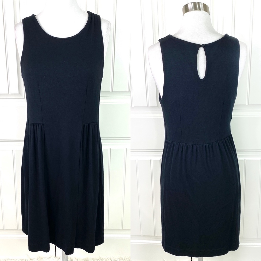 Donna Ricco Sleeveless Keyhole Back Dress LBD M